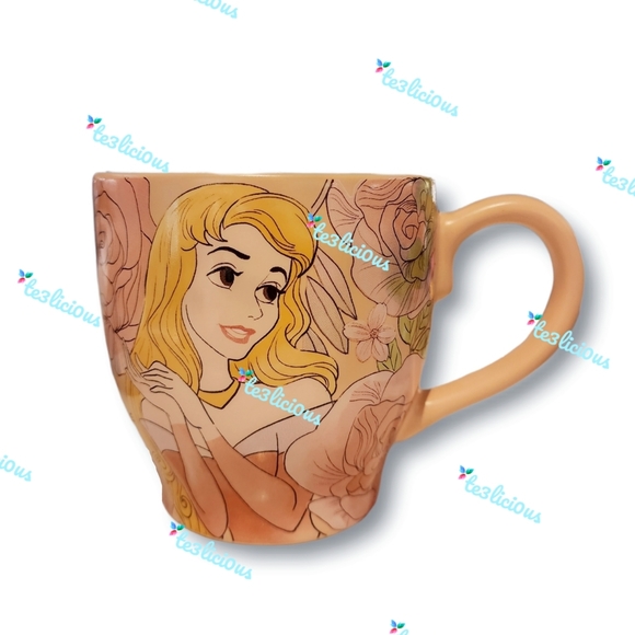 DISNEY PARKS SLEEPING BEAUTY SWEET AS A ROSE PORTRAIT CERAMIC MUG - Picture 5 of 7